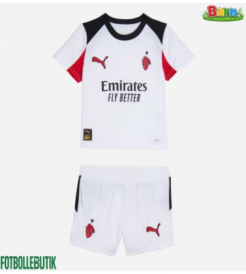 AC Milan Bortaställ Barn 2025-26 Kortärmad (+ Korta byxor)